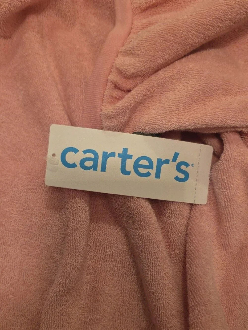 Carter's Light Pink Terry Short-Sleeve Pullover, Size 8, NWT